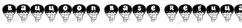 Balloon Base Regular字体转换